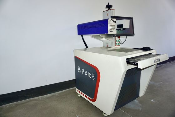Diepmarkerende luchtkoelende draagbare laservezelmarkeringsmachine voor metaalmarkeringsbeeld