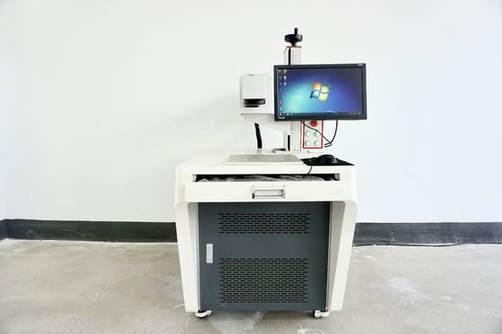 Diepmarkerende luchtkoelende draagbare laservezelmarkeringsmachine voor metaalmarkeringsbeeld