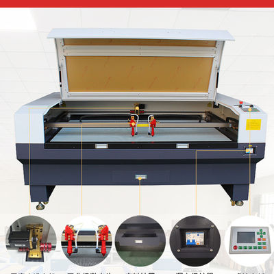 Watergekoelde lasersnijmachine 1390 kledinglasersnijmachine voor leer en acryl
