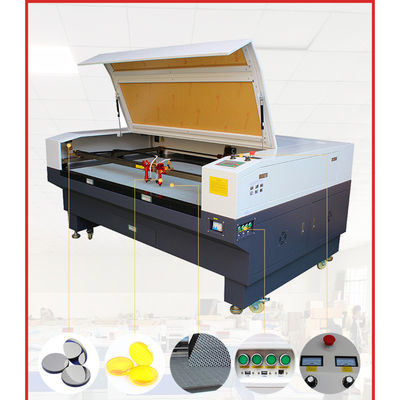 Watergekoelde lasersnijmachine 1390 kledinglasersnijmachine voor leer en acryl