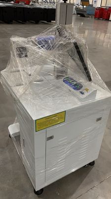 Diepmarkerende luchtkoelende draagbare laservezelmarkeringsmachine voor metaalmarkeringsbeeld