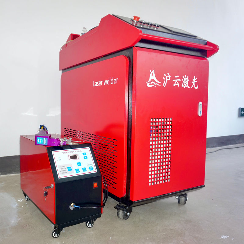 1000W 1500W 2000W 3000W draagbare handheld vezellasersweismachine met RAYCUS waterkoeling