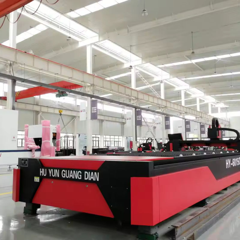 Cnc-lasersnijmachine voor enkeltafel met glasvezel van roestvrij staal Dst-4 6015