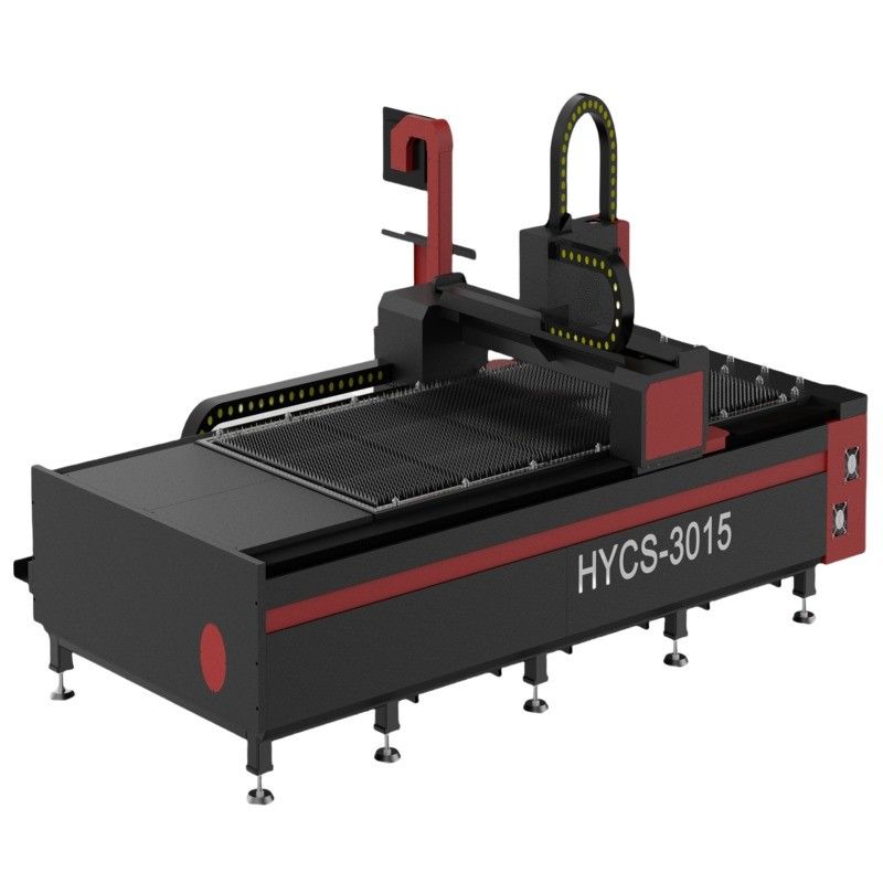 Eenvoudige tafel 3015-model glasvezellasersnijmachine voor de verwerking van plaatmetaal